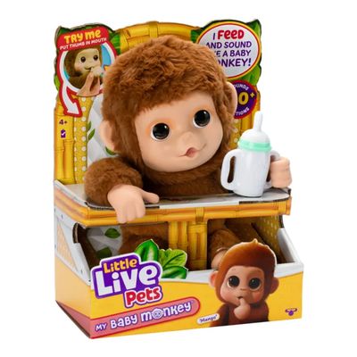 Little Live Pets – Monito Interactivo Mango con Más de 50 So
