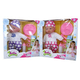 Muñeca Bebe Suave 31cms C/7pcs Accs