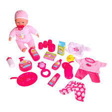 Muñeca Suave 31 Cms C/20pcs Accs