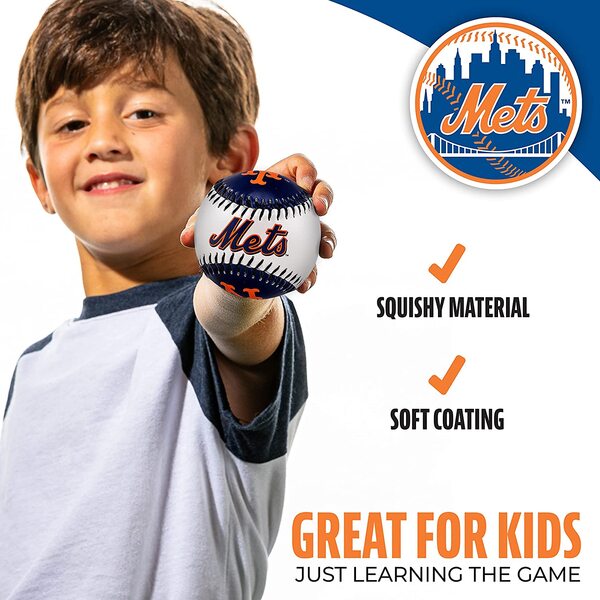 Pelota Baseball Suave Mets