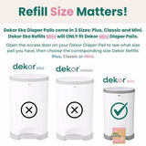Dékor Recargas para Zafacón Eki Mini 2pk