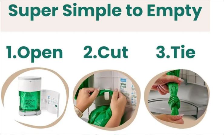 Dékor Recargas para Zafacón Eki Mini 2pk