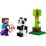 Lego Bolsa Minecraft - Panda Y Steve