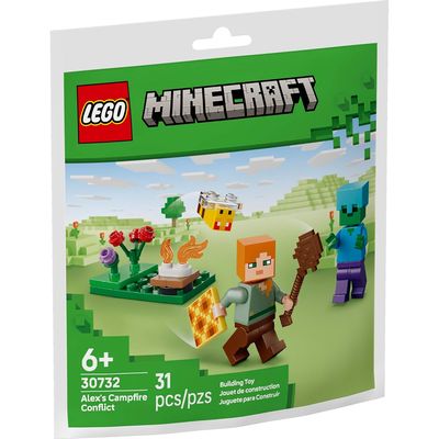 LEGO® Minecraft - Alex's Campfire Conflict