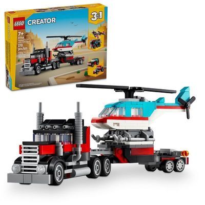 Lego Creator-Camion Plataforma C/Helicóptero