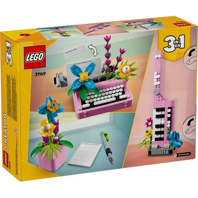 LEGO Creator Maquina de Escribir con Flores