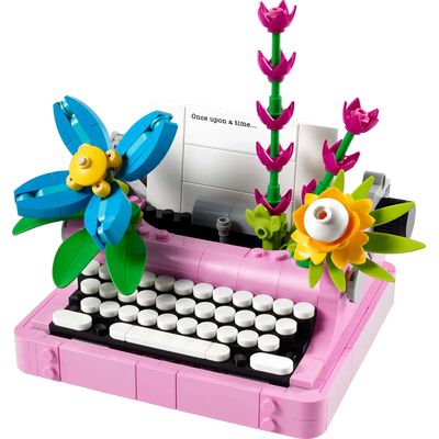 LEGO Creator Maquina de Escribir con Flores