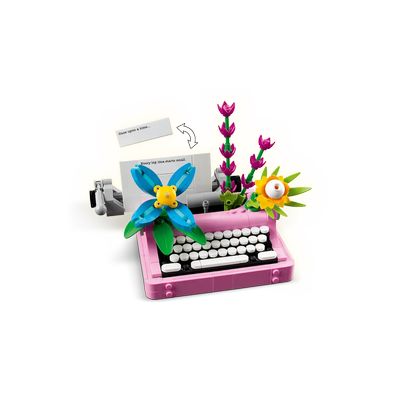 LEGO Creator Maquina de Escribir con Flores