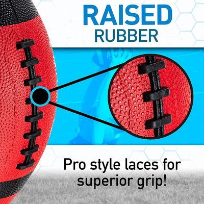 Pelota Soccer Jr Grip-Rite Rub Red/White