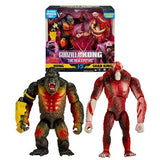 Godzilla x Kong vs Shar King 2 Pack Figura 6pulg