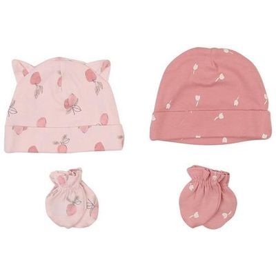 Set 4 Pc Gorro Y Guante Niña