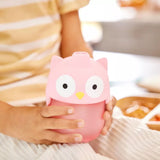 Vaso Sippy Buho 8oz Rosado