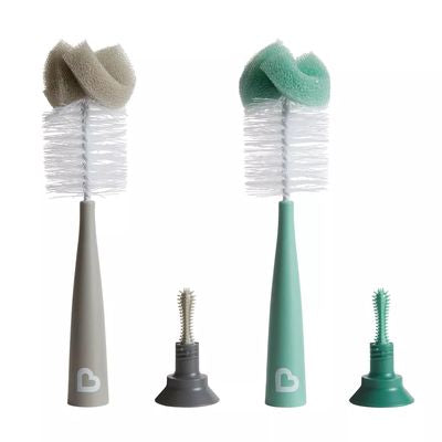 Set de Cepillo de Limpieza Gris y Verde