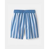 Traje de Baño Rayas Azules Toddler