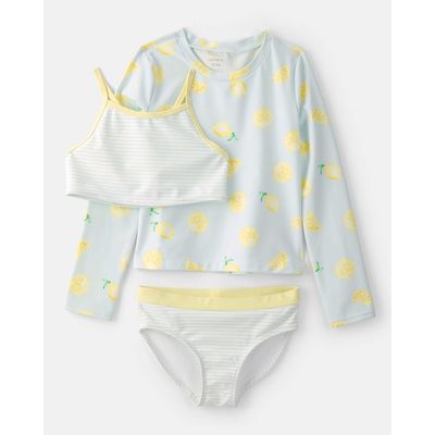 Traje de Baño 3pc Limones Niña Toddler