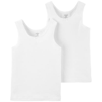 Set Dos Camisillas Blanca Niños 2-3