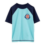 Camiseta de Playa Raglan Azul 6