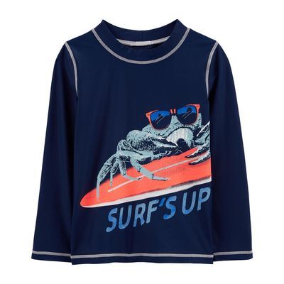 Camiseta de Playa Cangrejo Azul M Surf 6