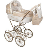 Reborns - Coche con Capota y Bolso Paris Rosa