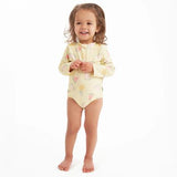 Traje de Baño Niña Amarillo Talla Única