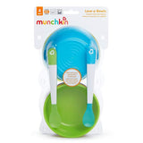 Set de 4 Bowl con Tapas y 2 Cucharas Punta Suave Munchkin