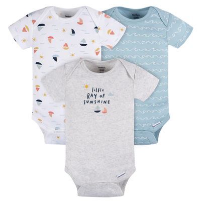 Set 3 Pc Bodi Manga Corta Niño