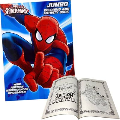 Libro de Colorear y Actividades 80pg Spiderman Surt.