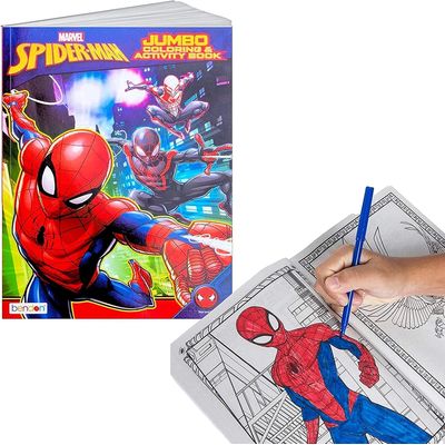 Libro de Colorear y Actividades 80pg Spiderman Surt.