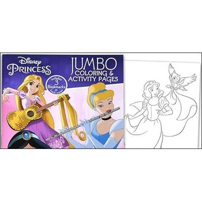 Libro de Colorear y Actividades Princesas Disney