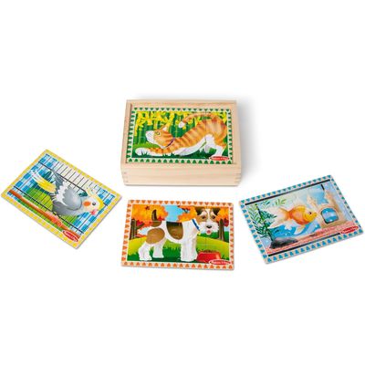 Set de Rompecabezas de Madera – Mascotas