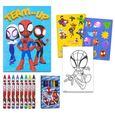 Set de Libro de Colorear y Aventura Spidey & Friends