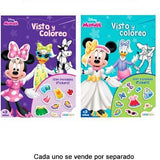 Libro de 16 Paginas Vistiendo Minnie