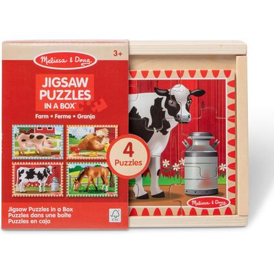 Set de Rompecabezas de Madera – Animales de la Granja