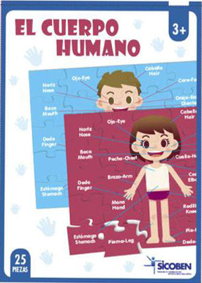 Rompecabezas 25 Piezas - Cuerpo Humano