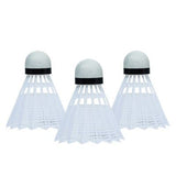 Set 3 Plumas De Badminton Blancas