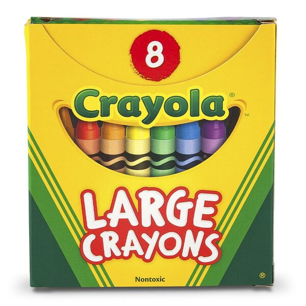 Crayon Set 8 Unds Largos Tuck Box