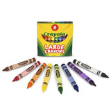 Crayon Set 8 Unds Largos Tuck Box