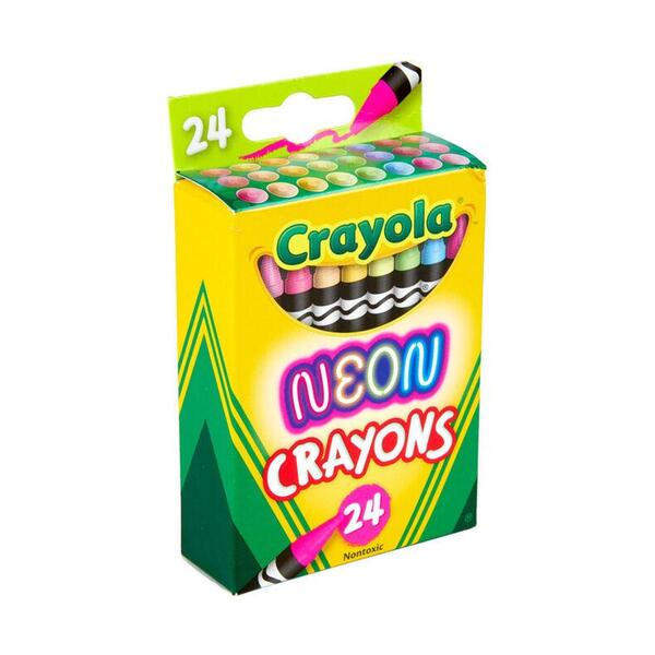 Crayon Set 24 Unds Neon