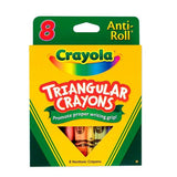 Crayon Set 8 Unds Tri Anti-roll