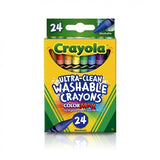 Crayones Set 24 Lavables Washes Off