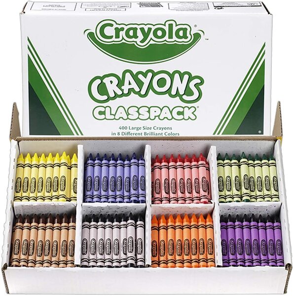 Set 400 Crayones Large 8 Colores