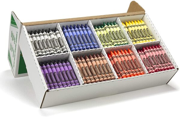 Set 400 Crayones Large 8 Colores