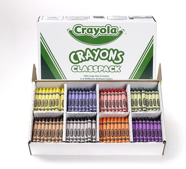 Set 400 Crayones Large 8 Colores