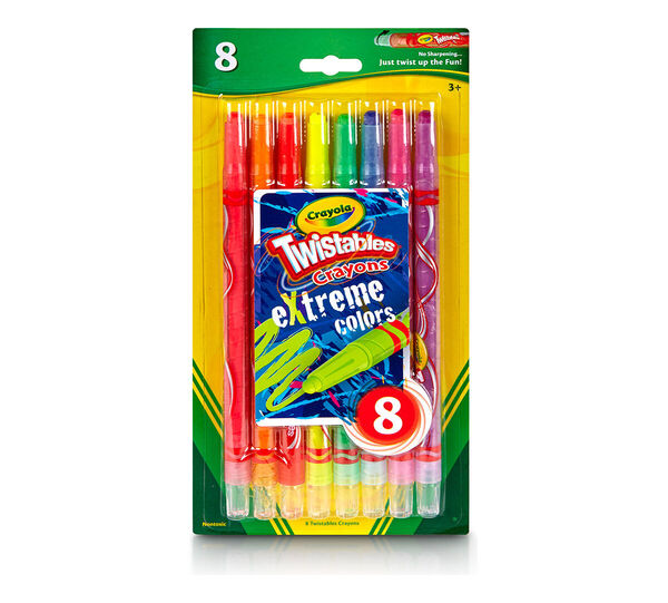 Set 8 Crayones Twistables Extremo**