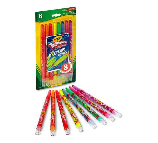 Set 8 Crayones Twistables Extremo**