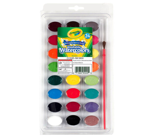 Acuarela Lavable 24 Colores