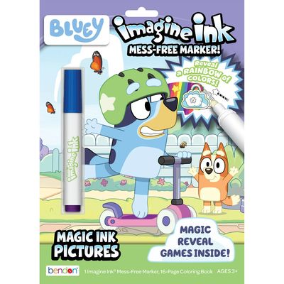 Libro de Colorear con Marcador Mess Free 16pg Imagineink Blu