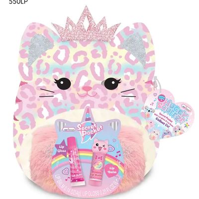 Set Peluche y Pintalabio Leopard