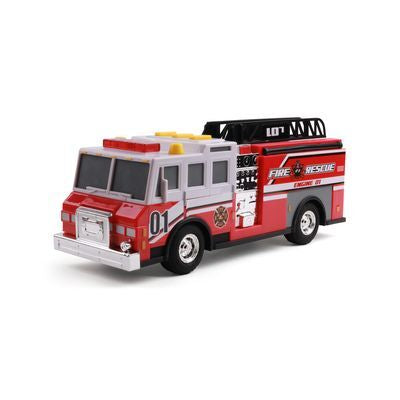 Mighty Fleet Camion Bombero Escalera Med