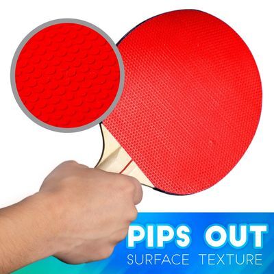 Set 4 Raquetas de Ping Pong & Pelotas